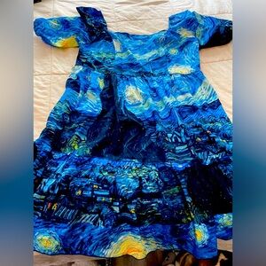 Starry Night by Van Gogh dress